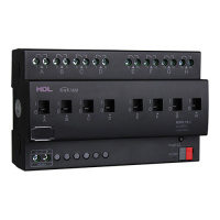 HDL M/R8.16.1 DIN реле, 8-канальное, 16A на канал, KNX