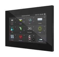 Zennio ZVIZ70V2 Цветная емкостная сенсорная панель с 7-дюймовым дисплеем. Z70 v2