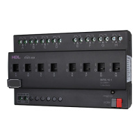HDL M/R8.16.1 DIN реле, 8-канальное, 16A на канал, KNX