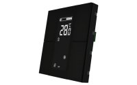 Interra ITR340-1411 iSwitch+ - 4-кнопочный KNX контроллер с ЖК-дисплеем, алюминий, черный матовый