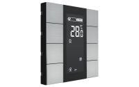 Interra ITR340-1810 iSwitch+ - 8-кнопочный KNX контроллер с ЖК-дисплеем, алюминий, натуральный алюминий матовый