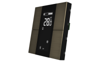 Interra ITR340-1412 iSwitch+ - 4-кнопочный KNX контроллер с ЖК-дисплеем, алюминий, бронза матовая