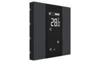 Interra ITR340-1204 iSwitch+ - 2-кнопочный KNX контроллер с ЖК-дисплеем, пластик, антрацит матовый