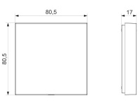 Hugo Muller CO-Sensor GS 80.22 knx - датчик угарного газа