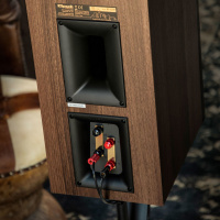 Klipsch 192414 Полочная акустика Klipsch Reference RP-600M walnut, цвет: Темно - коричневое дерево