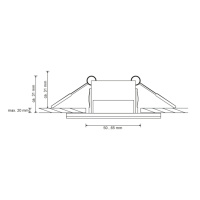 Elsner 70659 Датчик температуры встроенного типа Intra-Sewi KNX T, чисто-белый RAL 9010