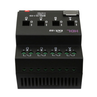 HDL M/R4.16.1-CD DIN реле, 4-канальное, 16A на канал с детекцией тока, KNX