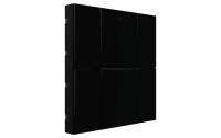 Interra ITR340-0601 iSwitch+ - 6-кнопочный KNX выключатель, пластик, черный