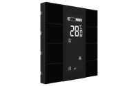 Interra ITR340-1831 iSwitch+ - 8-кнопочный KNX контроллер с ЖК-дисплеем, плексиглас, черный