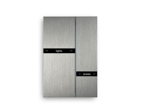 Basalte 0274-02-01 Выключатель FIBONACCI - QUAD - KNX, Brushed Aluminium