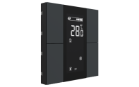 Interra ITR340-1404 iSwitch+ - 4-кнопочный KNX контроллер с ЖК-дисплеем, пластик, антрацит матовый