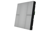 Interra ITR340-0410 iSwitch+ - 4-кнопочный KNX выключатель, алюминий, натуральный алюминий матовый