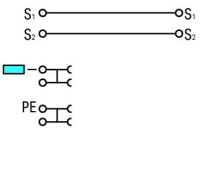 Wago 2000-5310/102-000 3-пров. клемма питания датчиков, 0,14 - 1 (1,5) мм2, серая