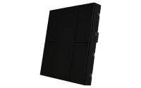 Interra ITR340-0411 iSwitch+ - 4-кнопочный KNX выключатель, алюминий, черный матовый