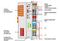Wago 750-837 Контроллер CANopen, MCS, 128/64 KB RAM