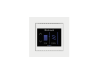 Elsner 70820 Комнатный контроллер Cala Touch KNX AQS/TH 3.0, датчик CO2/температуры/Влажности