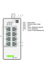 Wago 852-1812 Управляемый коммутатор Lean, 8-портовый 1000Base-T