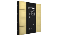 Interra ITR340-1813 iSwitch+ - 8-кнопочный KNX контроллер с ЖК-дисплеем, алюминий, шампань матовый