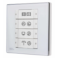 HDL M/P04.2-48 4-клавишная панель KNX, европейский стандарт (без шинного соединителя HDL-M/PCI.1)