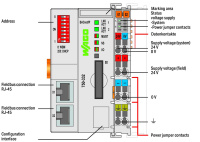 Wago 750-332 Каплер полевой шины BACnet/IP, 4-е поколение, -