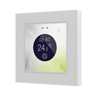 Zennio ZVIF55DV2 Емкостная сенсорная панель с дисплеем (55 x 55 мм) Flat 55 Display v2