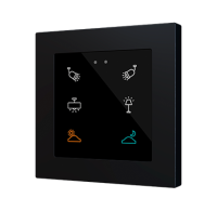 Zennio ZVIFR55X6 Емкостный сенсорный переключатель с RGB-подсветкой (55 x 55 мм) Flat RGB 5