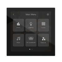 HDL M/PTL4.1-13(6) Сенсорная панель KNX Granite Display, белое стекло (без шинного соединителя HDL-M/PCI2PE.1)