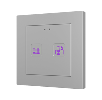 Zennio ZVITR55X2 Емкостный сенсорный переключатель с RGB-подсветкой (55 x 55 мм) Tecla RGB 5