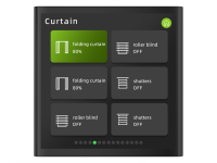 Letour 10-let-lyxp40062F22-voice 4-дюймовая кнопка KNX с сенсорным дисплеем