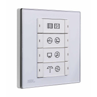 HDL M/P04.2-48 4-клавишная панель KNX, европейский стандарт (без шинного соединителя HDL-M/PCI.1)