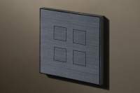 Lithoss Выключатель Squares Gunpowder Black, Цвет: Черный ,оттенок: Порох