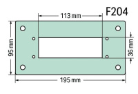 Wago 850-818/002-005 Фланцевая пластина