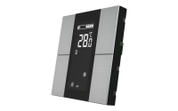 Interra ITR340-1410 iSwitch+ - 4-кнопочный KNX контроллер с ЖК-дисплеем, алюминий, алюминий матовый