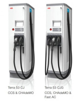 ABB 004-003-00001 Зарядная станция постоянного тока (DC) ABB Terra 23 CJG, цвет: Серый, оттенок: Светлый