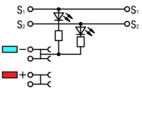 Wago 2000-5311/1102-950 3-пров. клемма питания датчиков, 0,14 - 1 (1,5) мм2, серая