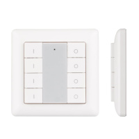Arlight 021370 Панель Knob SR-KN9550K8-UP White (KNX, DIM) (Arlight, IP20 Пластик, 3 года) 021370