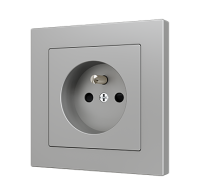 Zennio 8300005 + 8300006XX ZS55 – французская розетка