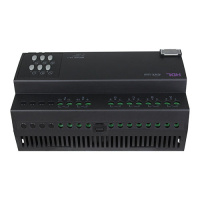 HDL M/DA6.10.1 DIN диммер для управления до 6 каналов 0-10V (для диммирования флуоресцентных трубочных ламп)