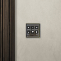 Core Комнатный контроллер Eclipse, Цвет: Серый, Оттенок: Алюминий