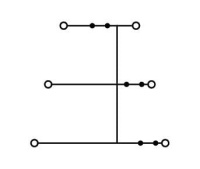 Wago 870-556 3-уровн. клемма, 0,08 - 2,5 (4) мм2, серая L