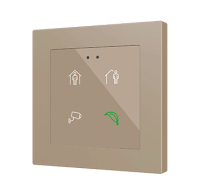 Zennio ZVIFR55X4 Емкостный сенсорный переключатель с RGB-подсветкой (55 x 55 мм) Flat RGB 55