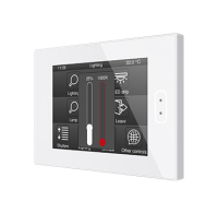 Zennio ZVIZ40W Емкостная сенсорная панель Z40, цвет: белый