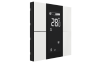 Interra ITR340-1402 iSwitch+ - 4-кнопочный KNX контроллер с ЖК-дисплеем, пластик, глянцевый белый