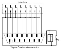 Wago 857-986 Адаптер Jumpflex D-SUB вилка Вход