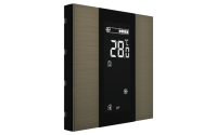 Interra ITR340-1212 iSwitch+ - 2-кнопочный KNX контроллер с ЖК-дисплеем, алюминий, бронза матовая