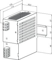 Wago 787-692 Источник питания, 220 / 30,5 V DC, 3А, 1-фазн., Epsitron