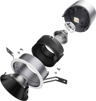 Yeelight YP-0147 Встраиваемый светильник Yeelight Pro E Spotlight, мощность 10 Вт, угол рассеивания 58°