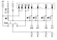 Wago 704-2024 Интерфейсный модуль T16ES-2-FALALV