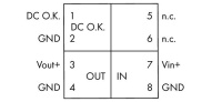 Wago 787-2802 DC/DC преобразователь, 24 / 10 V, 0,5 А, DC OK