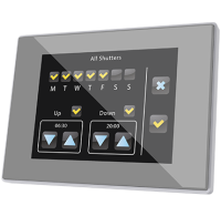 Zennio ZVI-Z41PRO Полноцветная Емкостная Сенсорная панель Pro с IP-соединением Z41 Pro